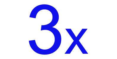 3x